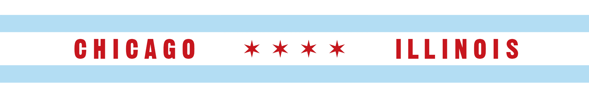 Chicago Illinois flag