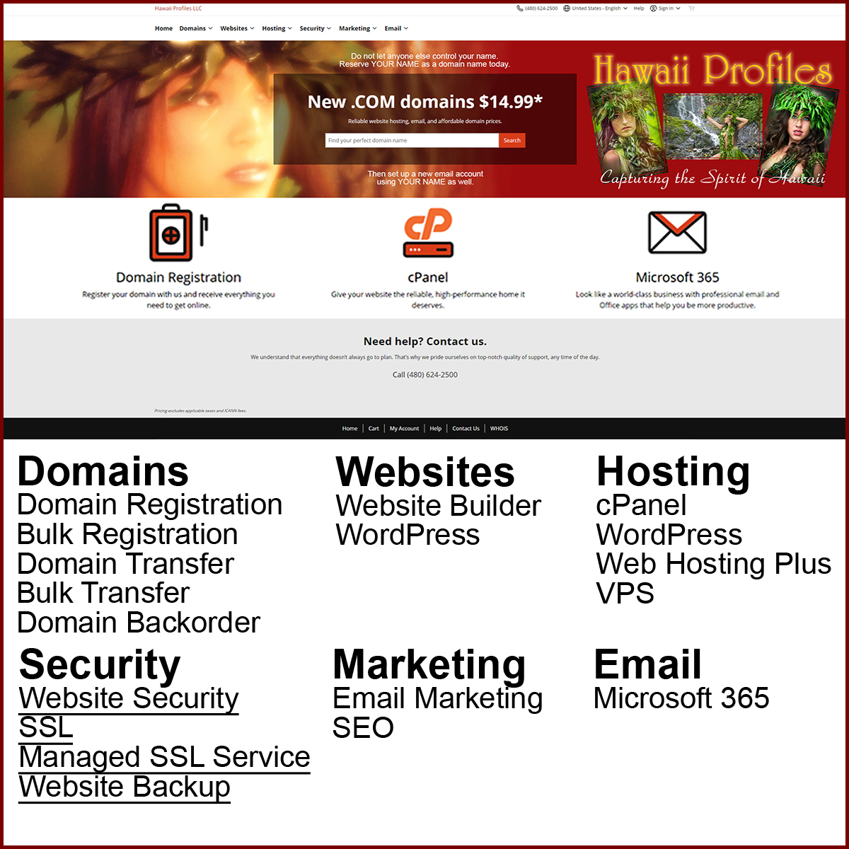 Hawaii Profiles ™ Hosting